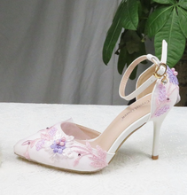 Load image into Gallery viewer, Limited Edition - Luxury Lace Shoe Set - Many Colours & Sizes (Shoe + Clutch)