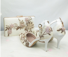 Load image into Gallery viewer, Limited Edition - Luxury Lace Shoe Set - Many Colours & Sizes (Shoe + Clutch)