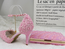 Load image into Gallery viewer, Limited Edition - Luxury Lace Shoe Set - Many colours & Sizes (Shoe + Clutch)