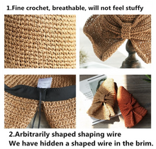 Load image into Gallery viewer, "Arna" Collection - Girls/Ladies Woven Hat - Many Colours - Floppy Style