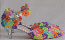 Load image into Gallery viewer, Limited Edition - Luxury Lace Shoe Set - Many Styles/Colours & Sizes (Shoe + Clutch) Wedding
