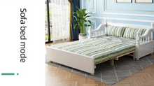 Load image into Gallery viewer, "Arna Royal Collection" Solid Wood Foldout Couch - Storage - Many Colours