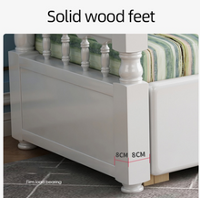 Load image into Gallery viewer, "Arna Royal Collection" Solid Wood Foldout Couch - Storage - Many Colours