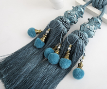 Load image into Gallery viewer, "Arna Collection" Retro/Classical/Vintage Rope Curtain Ties - Many COLOURS x 2 Pieces
