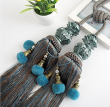 Load image into Gallery viewer, "Arna Collection" Retro/Classical/Vintage Rope Curtain Ties - Many COLOURS x 2 Pieces