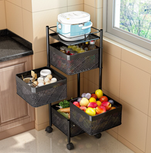 Load image into Gallery viewer, Versatile Storage Set on Casters - Multi-layer Baskets Kitchen/Bedroom/Bathroom/Sewing Room/Toys