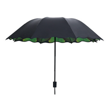 Load image into Gallery viewer, "Arna's Luxury Umbrella Collection - Green Leaf (Beautiful Gift)