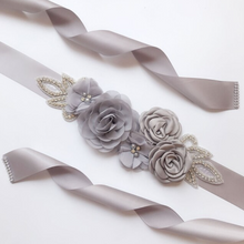 Load image into Gallery viewer, Arna's Royal Collection - Flower Belt & Head Piece (Children) Bridal - Many Colours