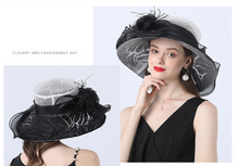 Load image into Gallery viewer, "Arna Collection" Luxury Hats - Stunning Designer Organza