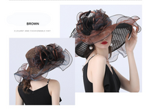 Load image into Gallery viewer, "Arna Collection" Luxury Hats - Sheer Elegance