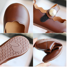 Load image into Gallery viewer, Arna's Shoe Collection - Children's Leather Round Toe Flat