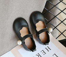 Load image into Gallery viewer, Arna's Shoe Collection - Children's Leather Round Toe Flat