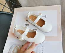 Load image into Gallery viewer, Arna's Shoe Collection - Children's Leather Round Toe Flat