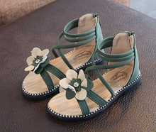Load image into Gallery viewer, Arna Shoe Collection - Beautiful Girls Roman Sandal Zipper in many Sizes/Colours & Styles
