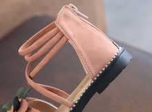 Load image into Gallery viewer, Arna Shoe Collection - Beautiful Girls Roman Sandal Zipper in many Sizes/Colours & Styles