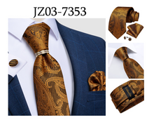 Load image into Gallery viewer, Mens Luxury Silk Tie Boxed Set - Many Styles & Sizes