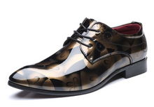 Load image into Gallery viewer, Mens Patent Leather Shoes Pointed Toe Business Wedding Shoes - Many Sizes & Colours