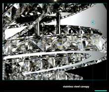 Load image into Gallery viewer, "Arna's Luxury Collection" Chandelier K9 Crystal LED Ceiling Chandelier - 60cm x 75W