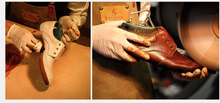 Load image into Gallery viewer, Men Genuine Leather shoes - Black or Brown - Many Sizes