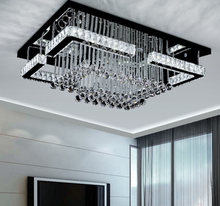 Load image into Gallery viewer, "Arna's Luxury Collection" Chandelier K9 Crystal LED Ceiling Chandelier - L90cm x W70 + 68W