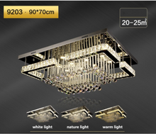 Load image into Gallery viewer, "Arna's Luxury Collection" Chandelier K9 Crystal LED Ceiling Chandelier - L120cm x W80 + 92W