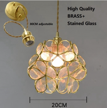 Load image into Gallery viewer, Arna Royal Collection - Pendant Lights Bedroom Led Full Brass Copper Nordic Lamp Hanging