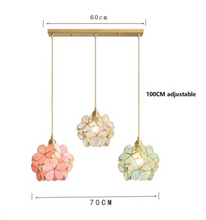 Load image into Gallery viewer, Arna Royal Collection - Pendant Lights Bedroom Led Full Brass Copper Nordic Lamp Hanging