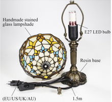 Load image into Gallery viewer, Arna Royal Collection -Tiffany Table lamp LED Mediterranean Vintage Stained Glass Light