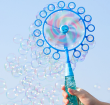Load image into Gallery viewer, Kids Magic Wand Bubble Windmill Blower Toy Magic