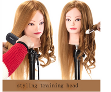 Load image into Gallery viewer, Deluxe Girls Professional 85% Real Human Hair Mannequin Hair Training & Makeup - (Perfect Gift)