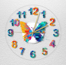 Load image into Gallery viewer, Deluxe "Arna Royal Clock Collection" Watercolour Painted Wall Clock