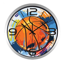 Load image into Gallery viewer, Deluxe "Arna Royal Clock Collection" Football Basketball Clock Children's