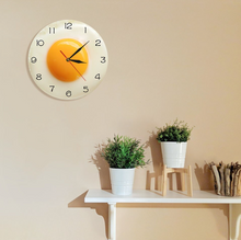 Load image into Gallery viewer, Deluxe "Arna Royal Clock Collection" Fried Egg Kitchen Wall Clock