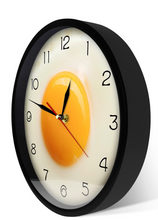 Load image into Gallery viewer, Deluxe "Arna Royal Clock Collection" Fried Egg Kitchen Wall Clock