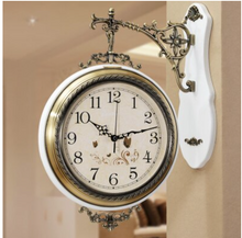 Load image into Gallery viewer, Deluxe "Arna Royal Clock Collection" American Style Double Sided Wall Clock