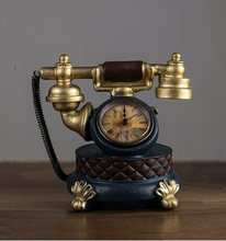 Load image into Gallery viewer, Deluxe "Arna Royal Clock Collection" Luxury European Retro Telephone Clock - Many Colours