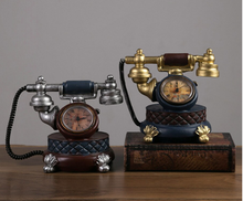 Load image into Gallery viewer, Deluxe "Arna Royal Clock Collection" Luxury European Retro Telephone Clock - Many Colours