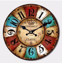 Load image into Gallery viewer, Deluxe "Arna Royal Clock Collection" Rustic Retro Wall Clock