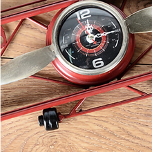 Load image into Gallery viewer, Deluxe "Arna Royal Clock Collection" Unique Handcrafted Retro Aircraft Wall Clock