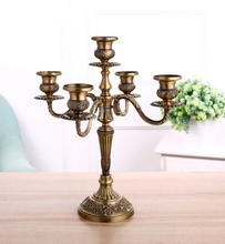 Load image into Gallery viewer, "Arna Royal Victorian Collection" Vintage European Unique Candelabra Bronze High Quality 5 Arm