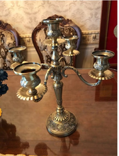Load image into Gallery viewer, "Arna Royal Victorian Collection" Vintage European Unique Candelabra Bronze High Quality 5 Arm