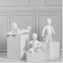 Load image into Gallery viewer, "Arna Royal Gown Collection" Luxury Child White Mannequin Cosmetology Window Display Model