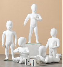 Load image into Gallery viewer, "Arna Royal Gown Collection" Luxury Child White Mannequin Cosmetology Window Display Model