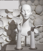 Load image into Gallery viewer, "Arna Royal Gown Collection" Luxury Female Head Mannequin Cosmetology Window Display Model
