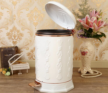 Load image into Gallery viewer, "Arna Royal Vintage Collection" Luxury Pedal Golden Range 10L Trash Rubbish Bin