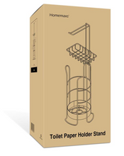 Load image into Gallery viewer, Luxury Toilet Paper & Tissue Holder Metal