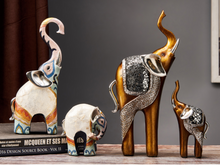 Load image into Gallery viewer, "Arna Lisa" Luxury Natures Finest Collection - Resin Elephants Sculptures