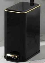 Load image into Gallery viewer, "Arna Royal Vintage Collection" Luxury Golden Range 7L Trash Rubbish Bin - Home or Business