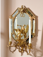 Load image into Gallery viewer, "Arna Lisa" Luxury Vintage Finest Collection - Golden Mirror and Candle Stick Holder