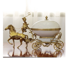 Load image into Gallery viewer, "Arna Lisa" Luxury Vintage Finest Collection - Golden Horse and Kart